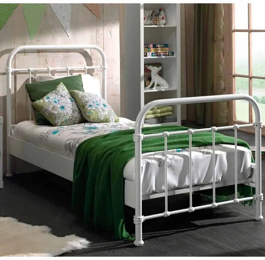 Cama para Crianças NEW YORK 90x200CM + Estrado Branca