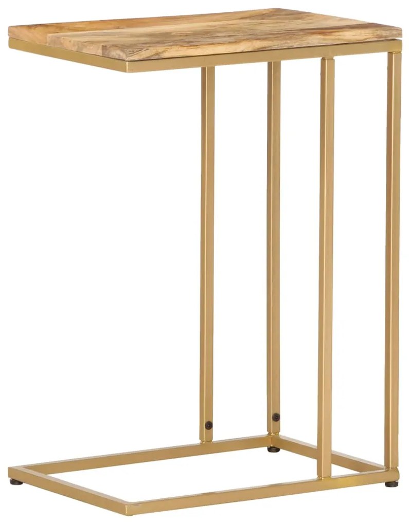 Mesa de apoio 35x45x65 cm madeira de mangueira maciça