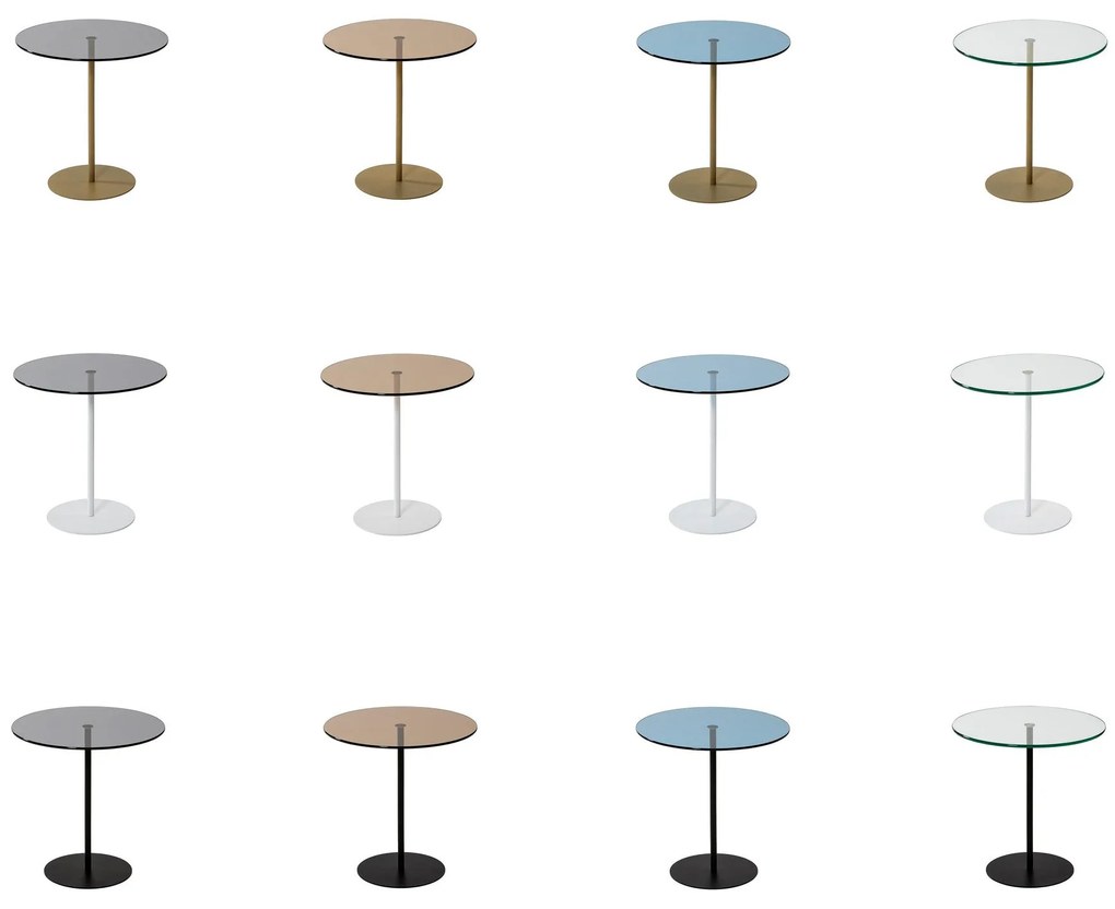Mesa de Apoio Chill-Out - Preto e Cinza Escuro - 50 cm x 50 cm x 50 cm
