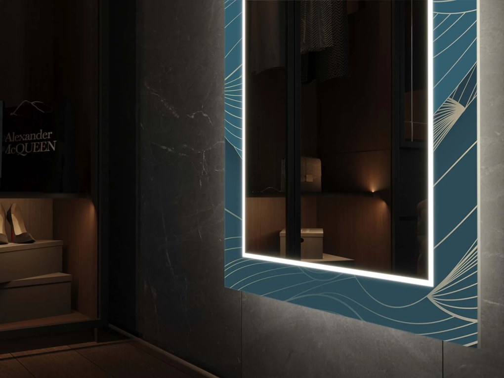 Espelho LED com decoração D23