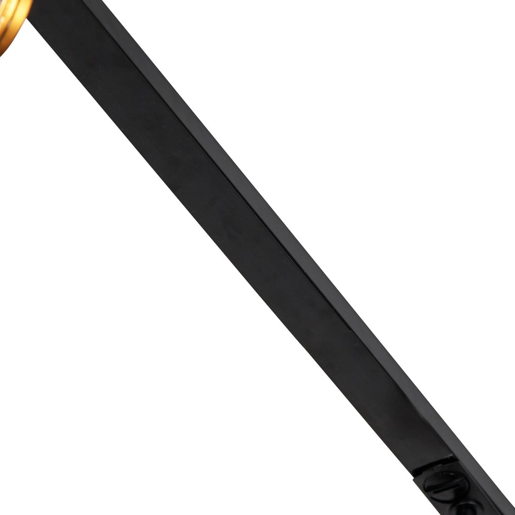 Sistema de calhas moderno monofásico com 5 focos bronze escuro - Jeana Moderno