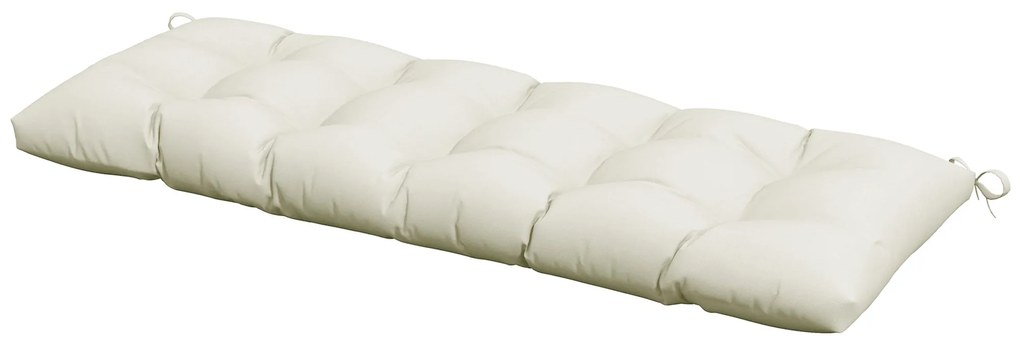 Almofada para Banco 128x48x8 cm Almofada para Banco de Jardim com 2 Co