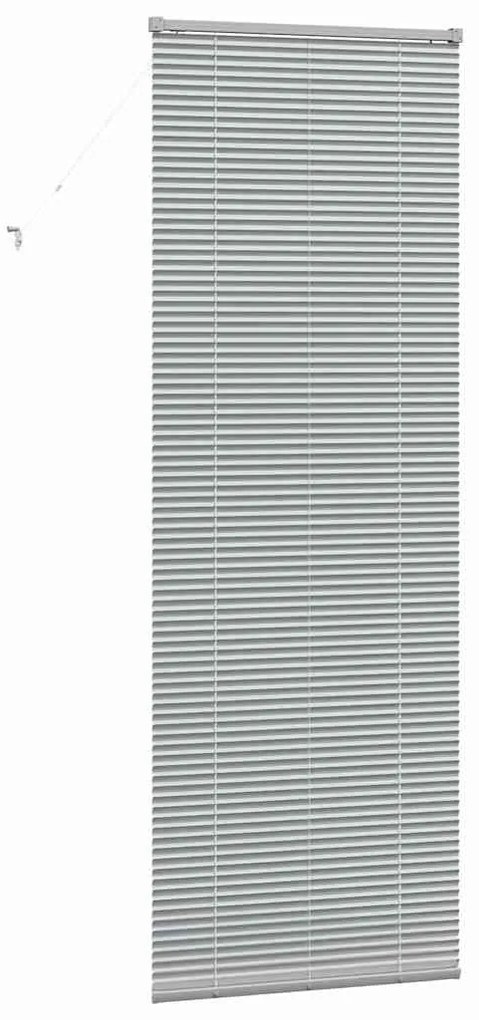 Persiana de Janela com cortinas Outros Manual Prata 80 x 220 cm Alumín