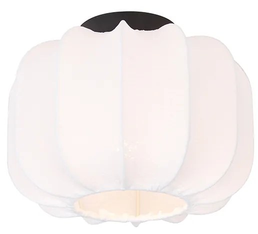 Plafon de teto Japandi branco 25cm - Madleine