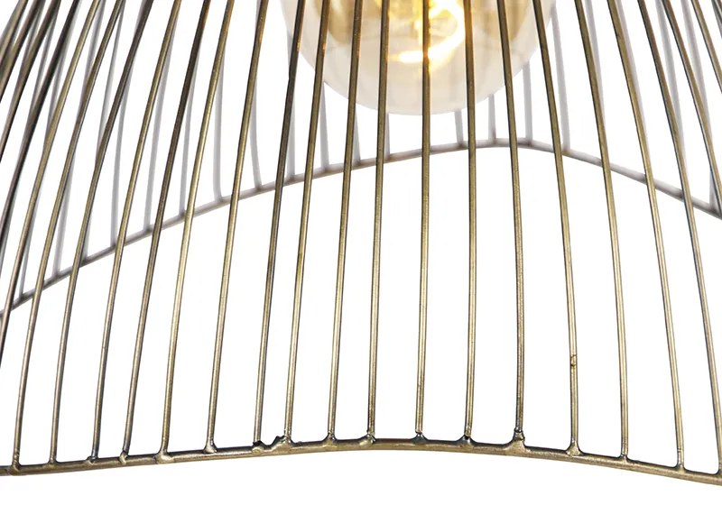 Candeeiro de suspensão design latão 39,8 cm - Pia Design