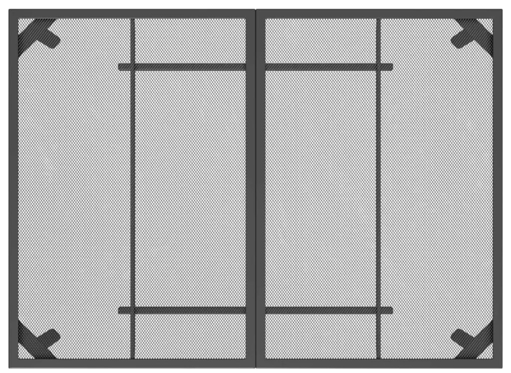 Mesa de jardim 110x80x72 cm malha de aço antracite