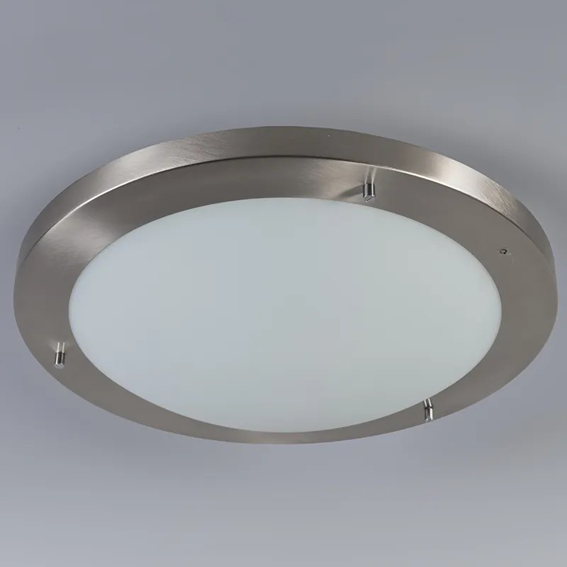 Candeeiro de teto moderno em aço 41 cm IP44 - Yuma Design,Moderno