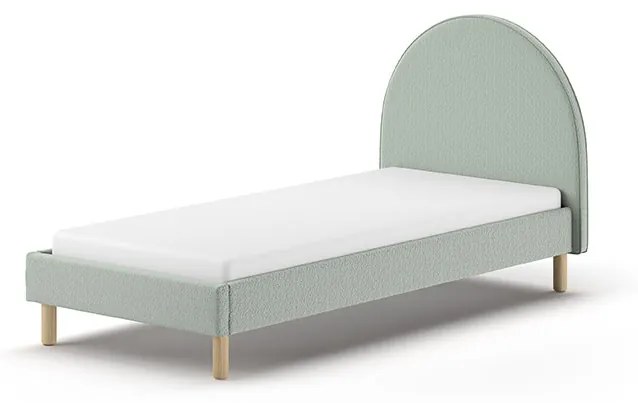 Cama Infantil MOON 90x200 + Estrado Verde Azeitona