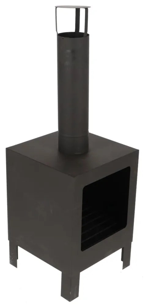 Fogão de terraço S preto