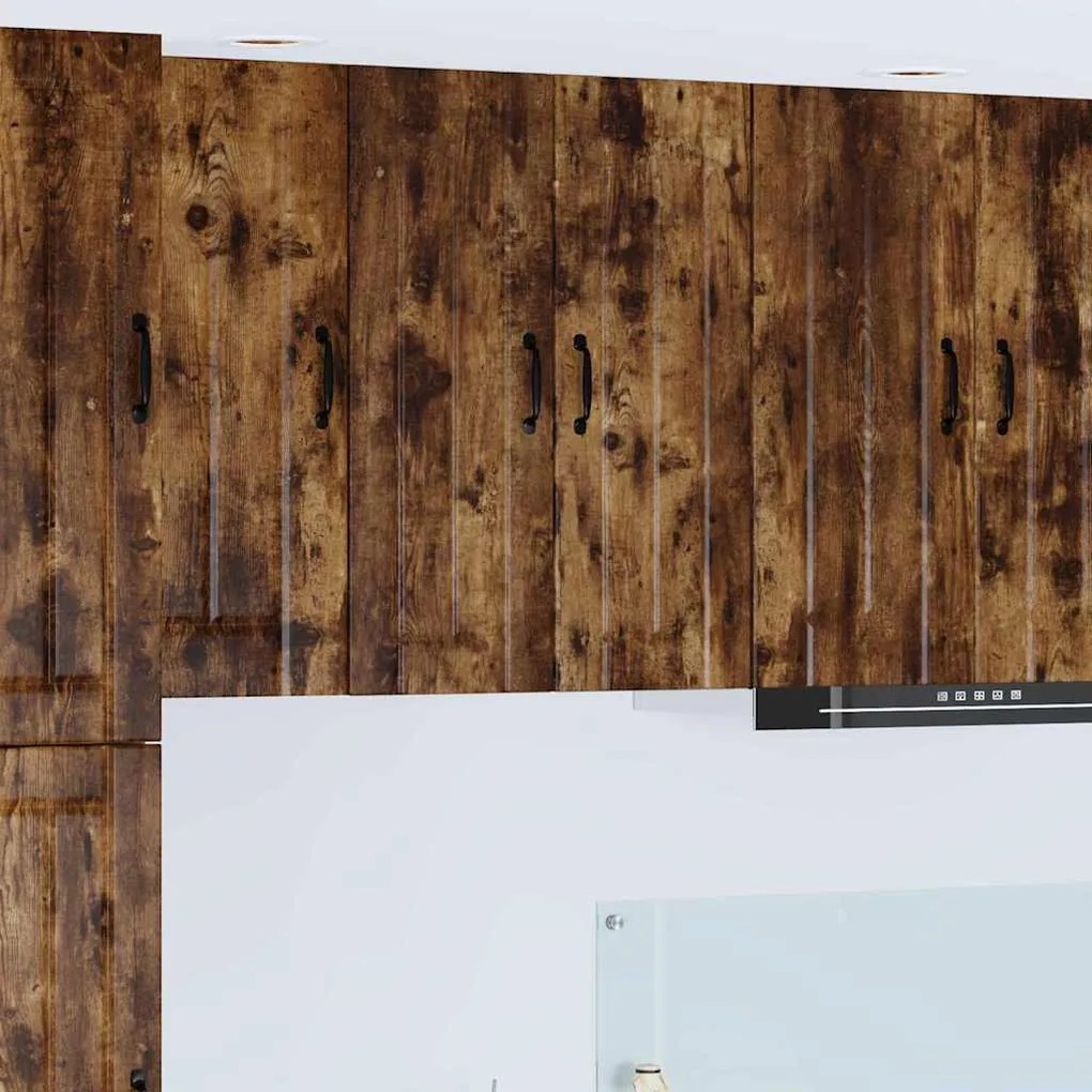 vidaXL Armário de Cozinha Carvalho Defumado 30 x 31 x 80 cm