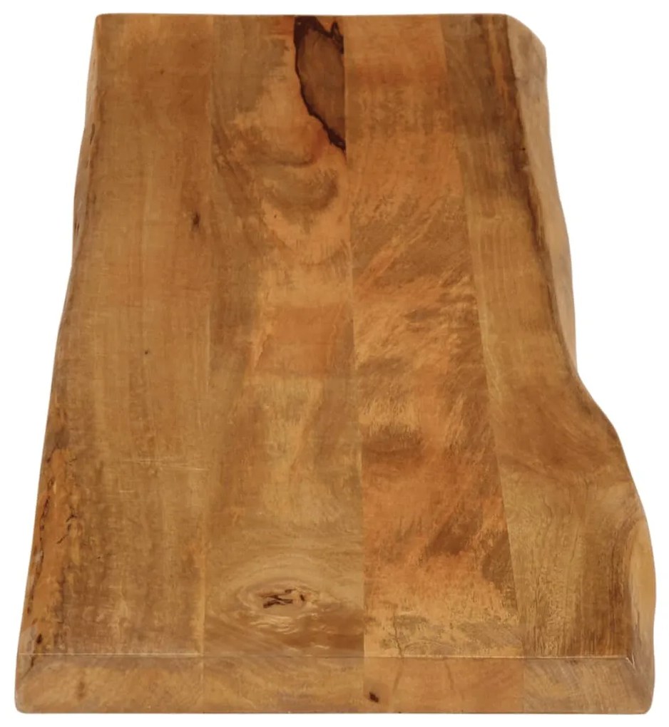 Tampo de mesa c/ borda viva 160x40x2,5 cm mangueira maciça