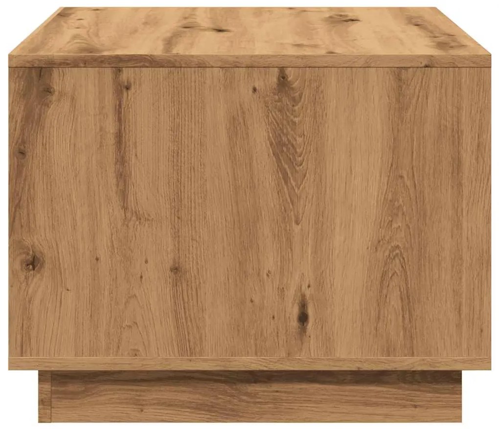 Mesa centro 55x55x42 cm derivados de madeira carvalho artisiano