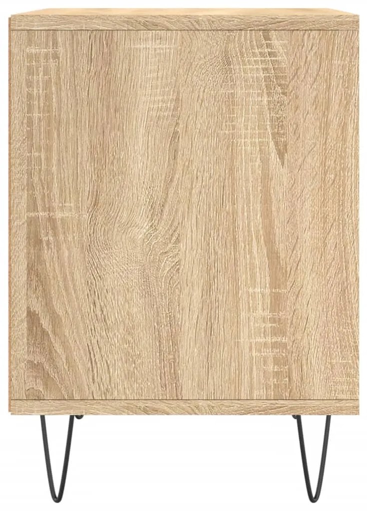 Mesas de cabeceira 2pcs derivados de madeira carvalho sonoma