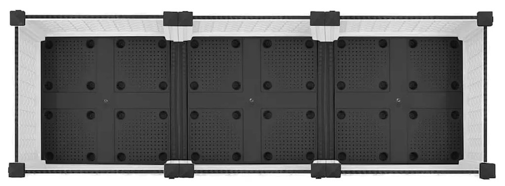 Canteiro elevado 120x40x71 cm polipropileno