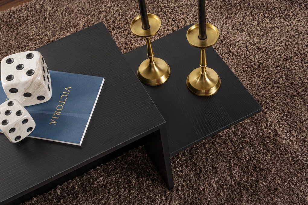 Mesa de Centro Harmony – Preto Madeira – 80x40x40 cm