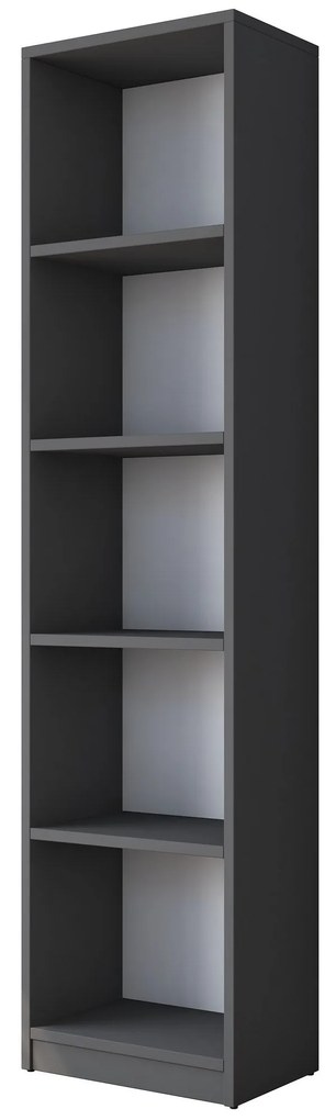Secretária de Estudo e Estante HA125 – Nogueira Antracite – 160x161,8x