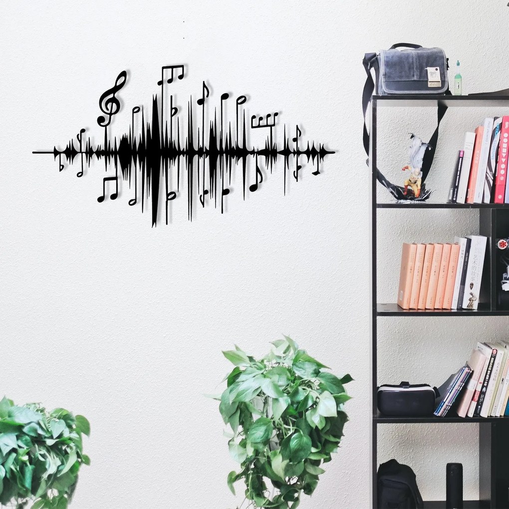 Acessório Decorativo de Parede Lal – Preto – 69 x 37 cm
