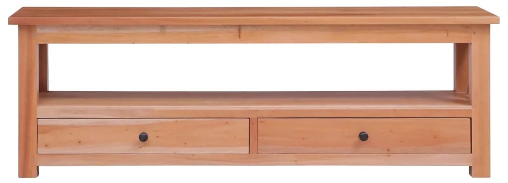 Móvel de TV 115x30x40 cm madeira de mogno maciça