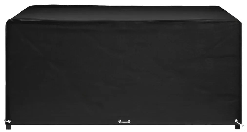 Capa para mobiliário de jardim 16 ilhós 205x205x90 cm quadrado
