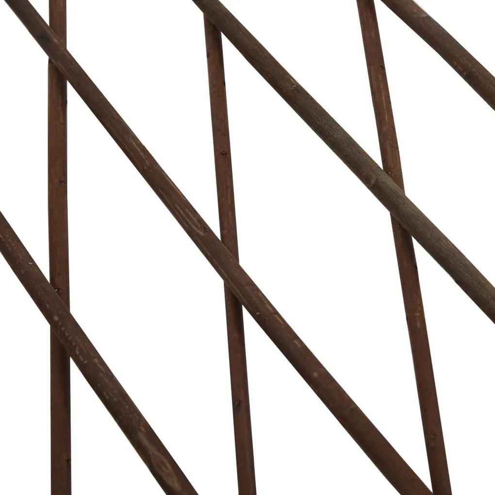 Cercas em treliça salgueiro 5 pcs 180x60 cm