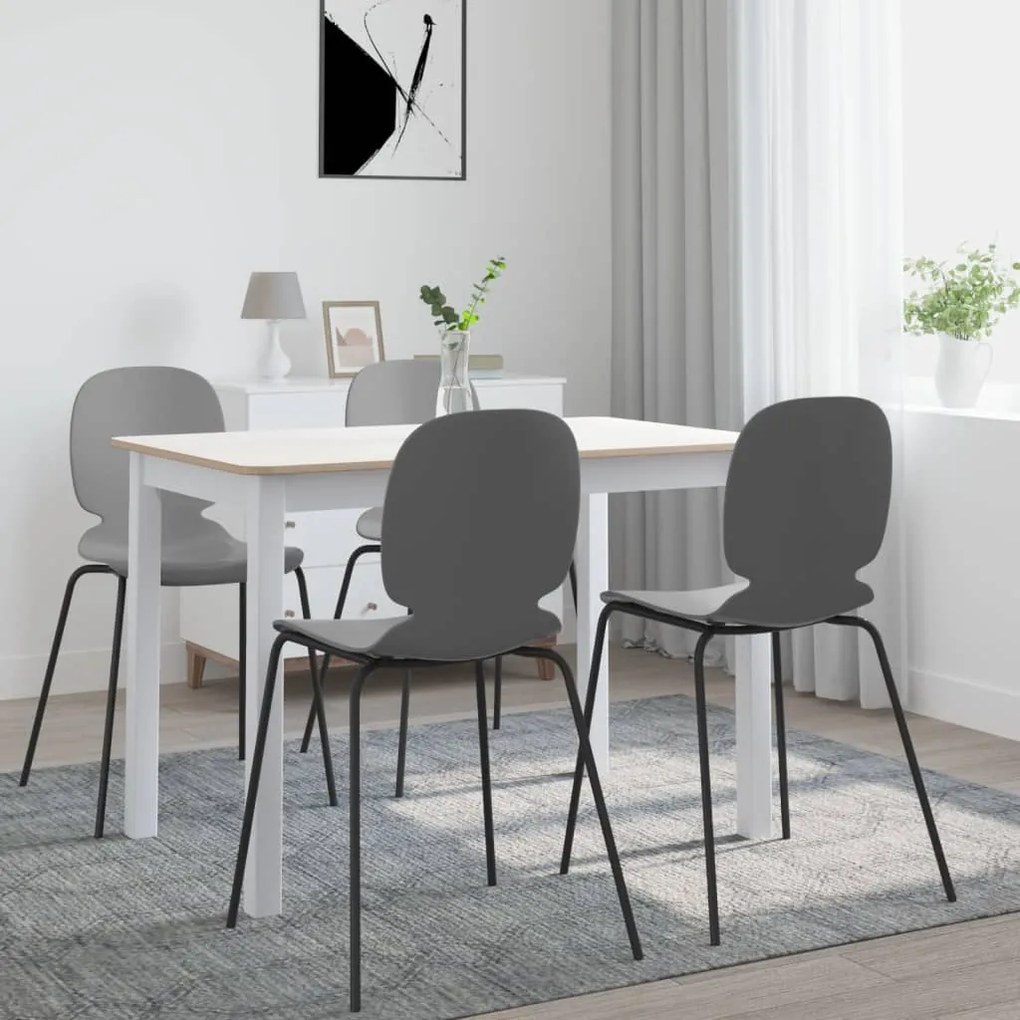 247363 vidaXL Mesa jantar 114x71x75cm madeira seringueira branco e castanho