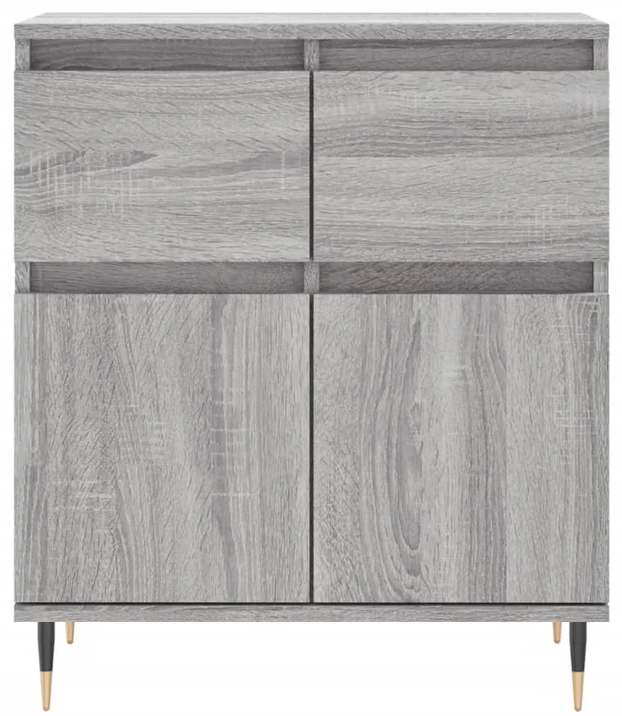 Aparador 60x35x70 cm derivados de madeira cinzento sonoma