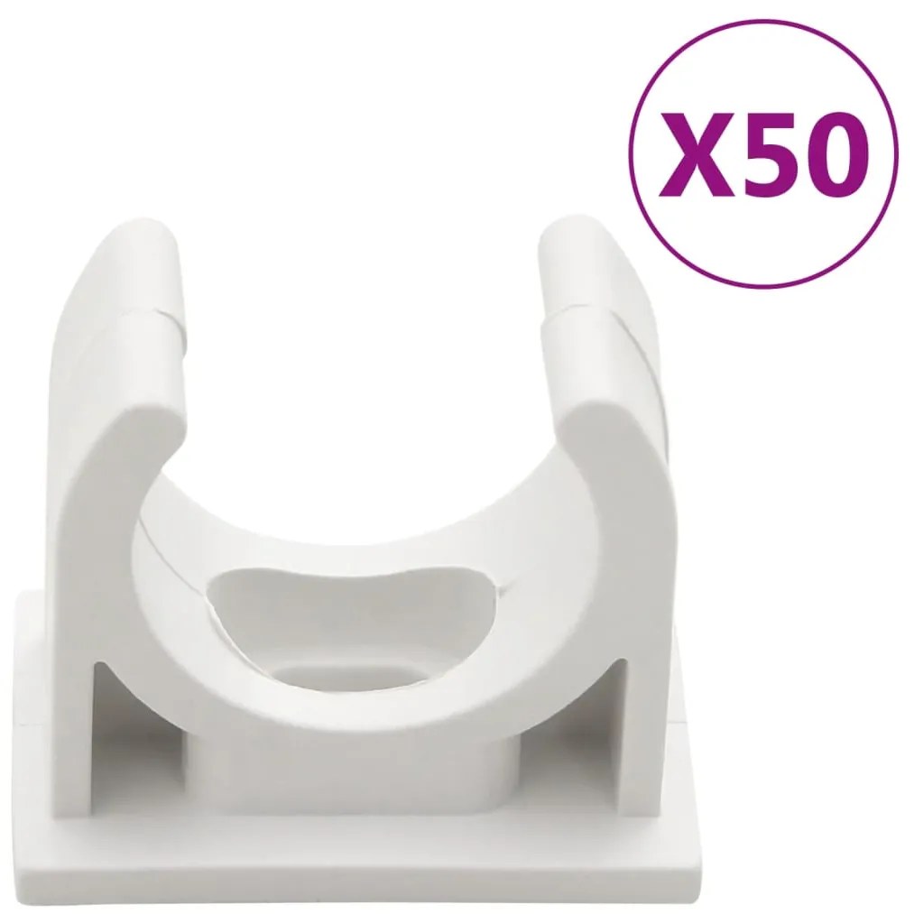 Calhas para cabos com clipes Ø20 mm 30 m PVC