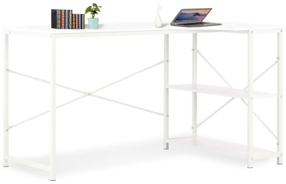 Secretária de computador 120x72x70 cm branco