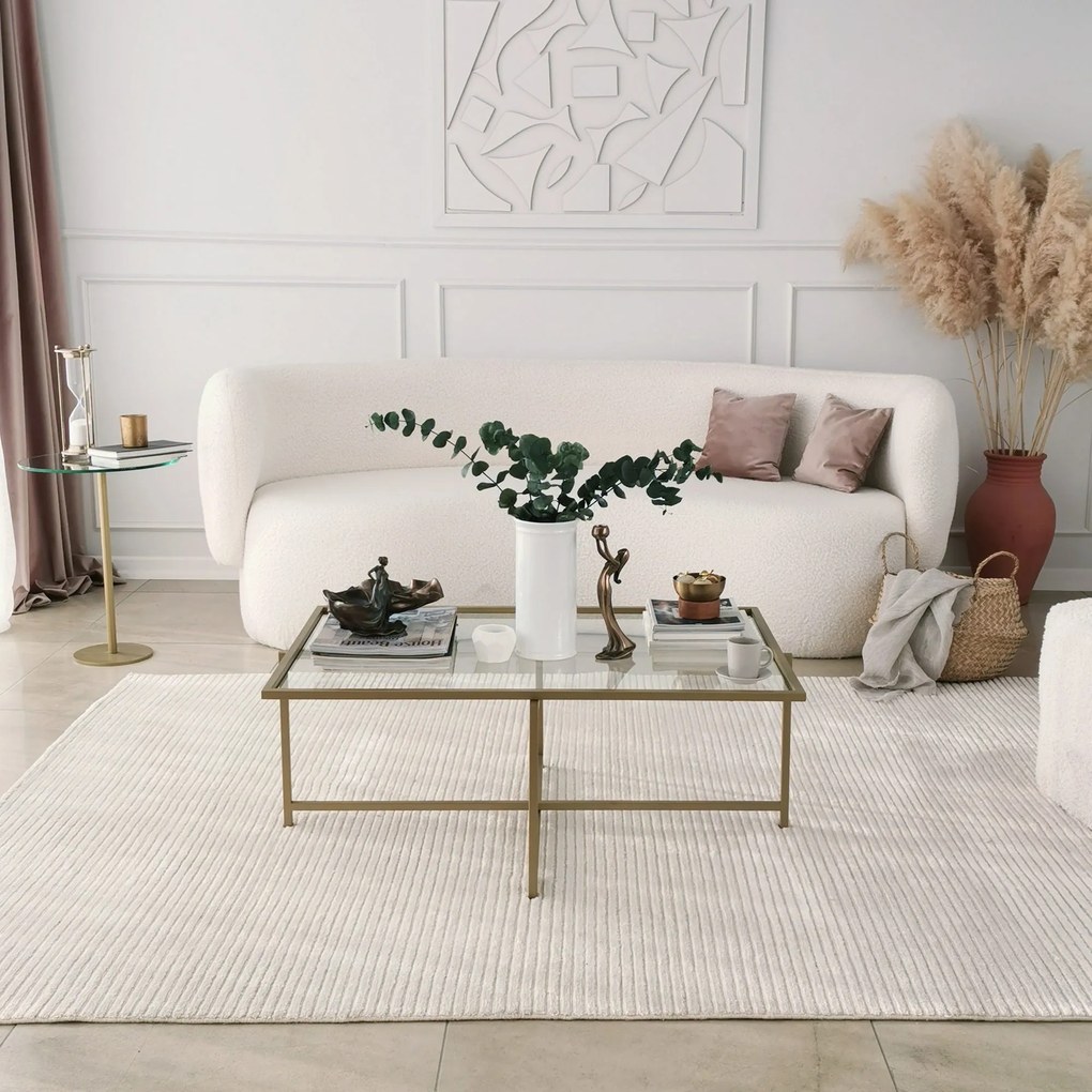 Mesa de Centro Sun S408 – Dourado – 94x35x64 cm
