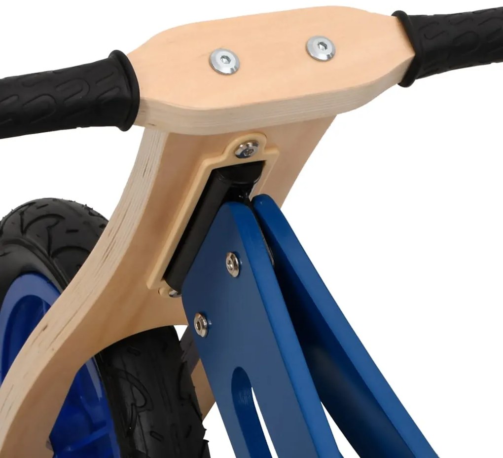 Bicicleta de equilíbrio p/ criança c/ pneus de ar azul