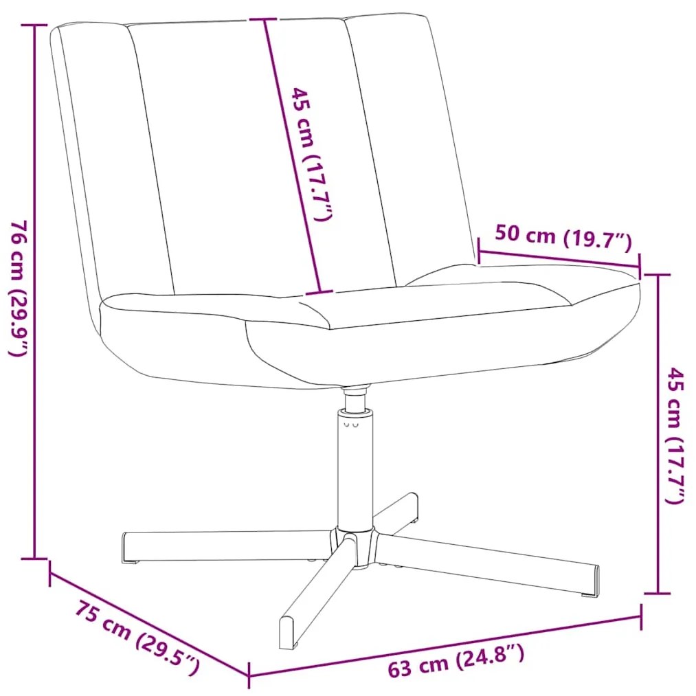 Cadeira de Acento Taupe Tecido, Base de Metal Padrão Ergonómica