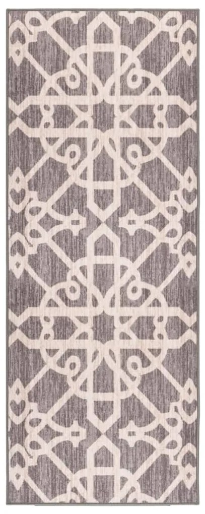 vidaXL Tapete/passadeira 80x250 cm castanho