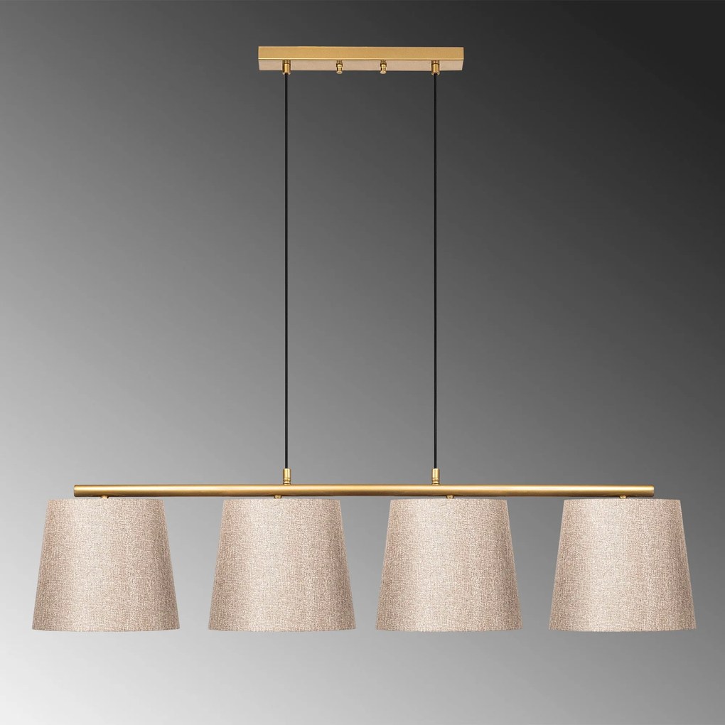Lustre Varlik – Dourado Brilhante – 148 x 25 cm