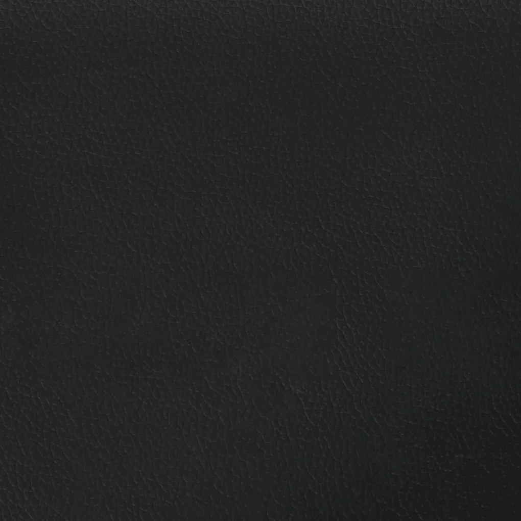 2 pcs conjunto de sofás couro artificial preto