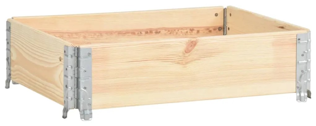 Canteiro elevado 60x80 cm madeira de pinho maciça