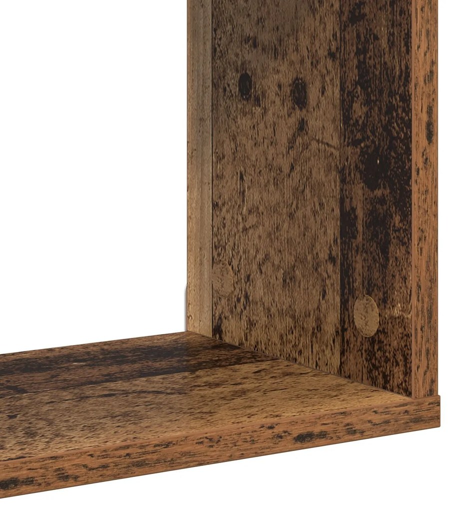 Prateleira de Parede Madeira Antiga 100x20x53 cm Madeira de Engenharia
