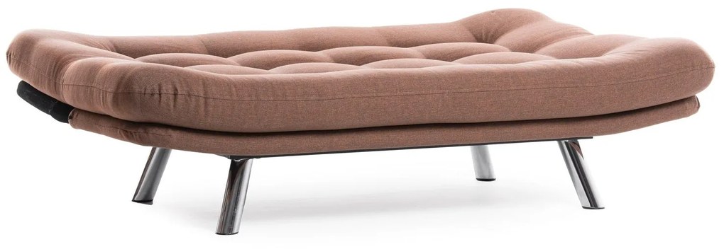 Sofá-Cama 3 Lugares Misa – Castanho Claro – 180x110 cm