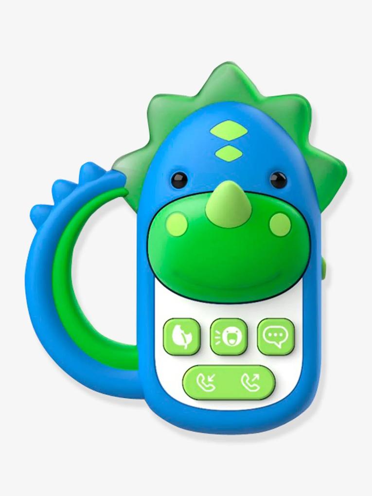 Telefone de brincar Dinossauro Zoo da SKIP HOP azul/verde/branco