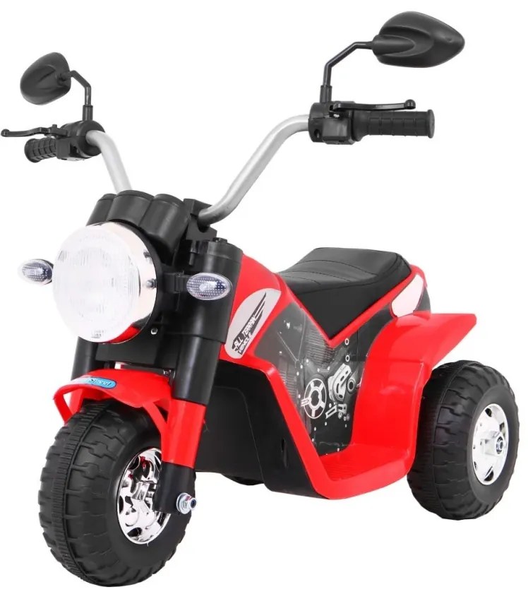 Mota elétrica para crianças 6V, Minimoto, 1 a 3,5 anos Vermelha