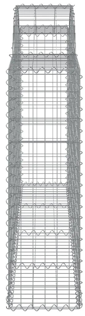 Cestos gabião arqueados 40 pcs 200x30x100/120 ferro galvanizado