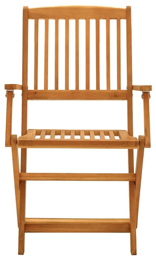 Conjunto de jantar p/ jardim 5 pcs madeira de acácia maciça