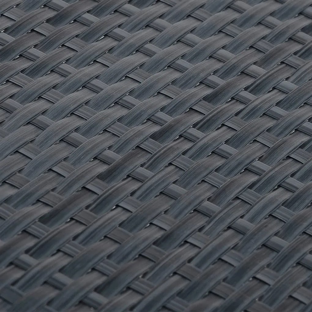 Tela de varanda 300x80 cm vime PE antracite