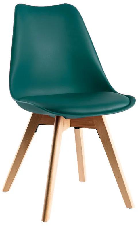 Conjunto Secretária Kecil e Cadeira Synk Basic - Verde-azulado