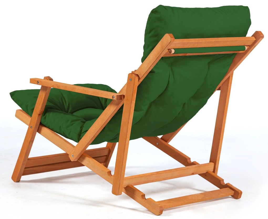 Conjunto de Mesa e Cadeiras de Jardim My007 – Verde Natural – 40/81x50