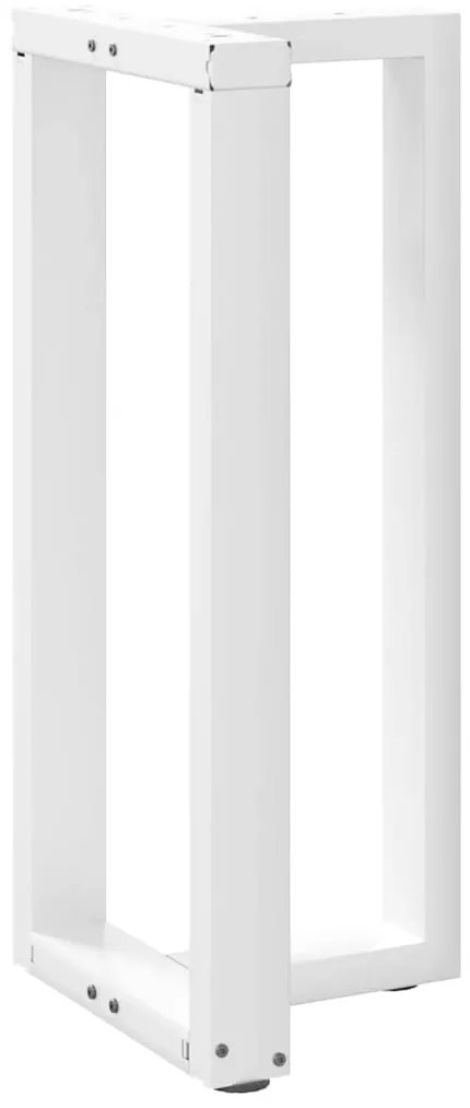 Pés de mesa de bar em forma de T, 2 peças, branco, 50x35x(90-91) cm, a