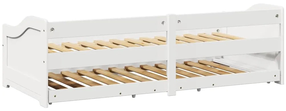 Sofá-cama com gavetão sem colchão IRUN branco 90x200 cm