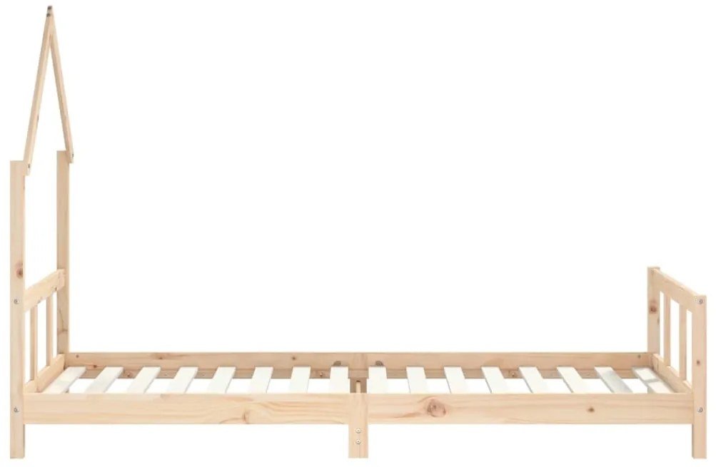 Estrutura de cama infantil 90x200 cm pinho maciço