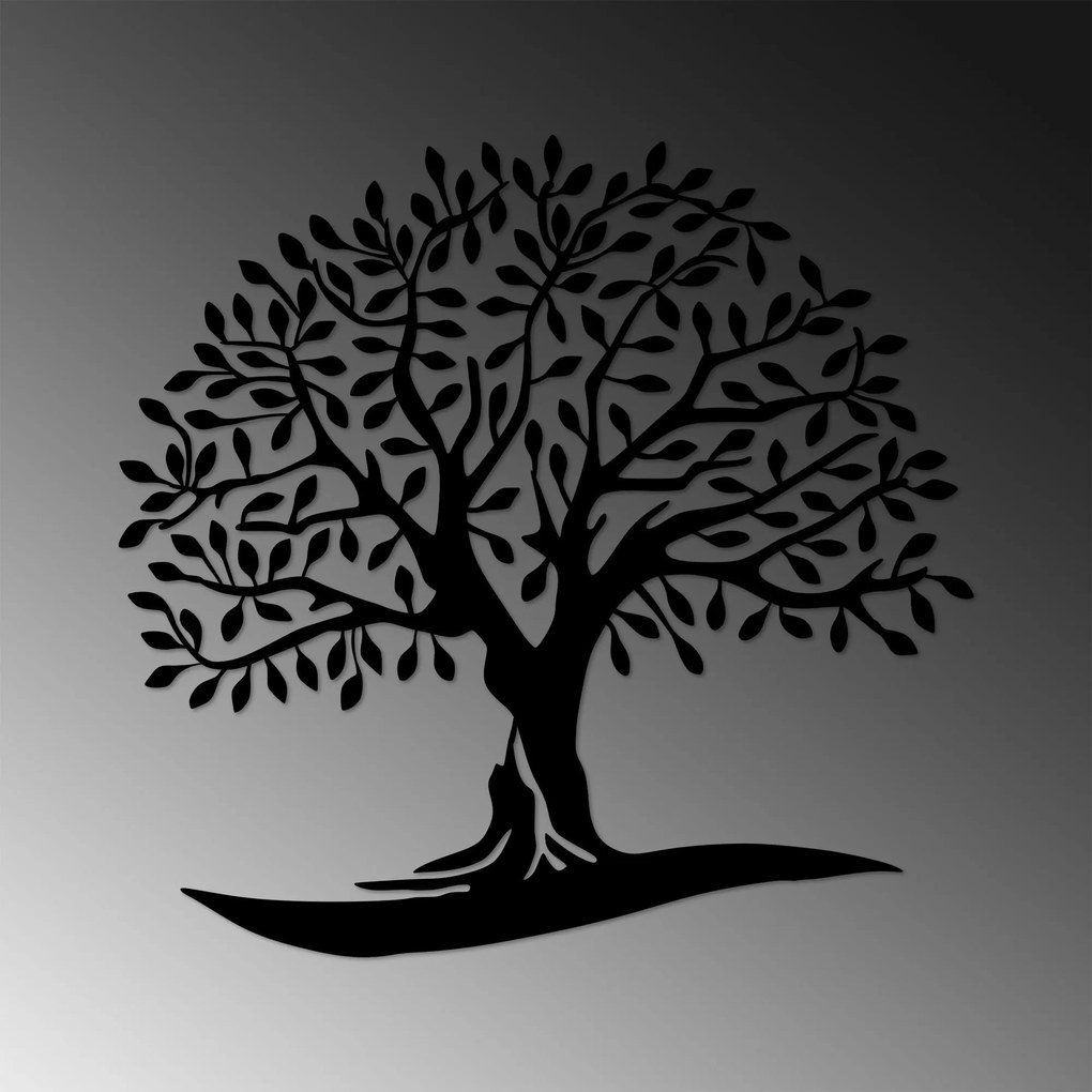 Acessório Decorativo de Parede Monumental Tree 21 – Preto – 64 x 66 cm
