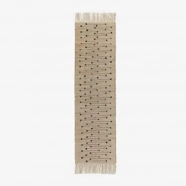 Caminho De Mesa 45x170 Cm Em Algodão E Juta Gozlan Natural - Sklum