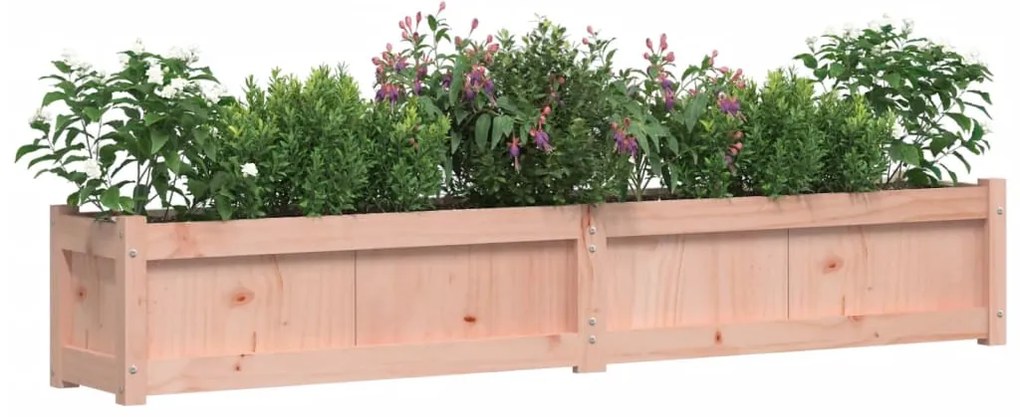 Vaso/floreira de jardim 180x31x31 cm madeira de douglas maciça
